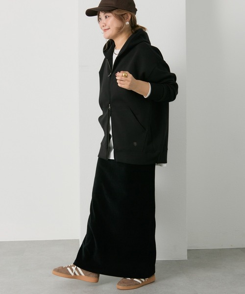 美品＠noricorico102企画ダンボールWジップパーカーブラック完売品 PUAL CE CIN（ピュアルセシン）の「【＠noricorico102企画