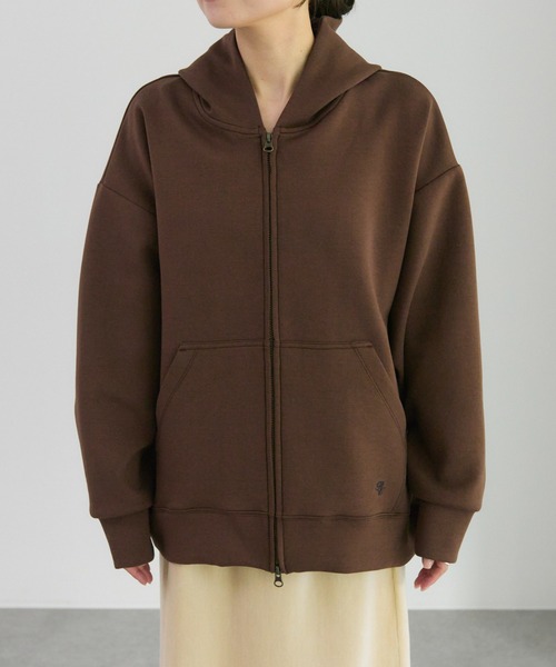 ピュアルセシン　ダンボールWジップパーカ　パーカー　アウター PUAL CE CIN（ピュアルセシン）の「ダンボールWジップパーカー