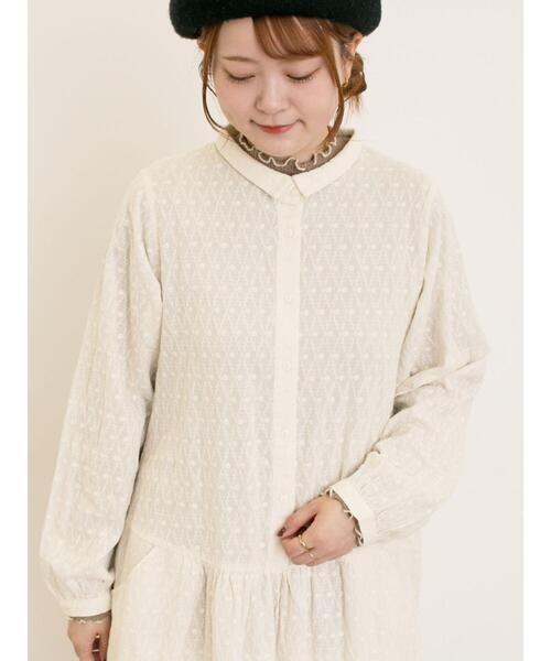 ◎刺繍ワンピース（ワンピース）｜Samansa Mos2（サマンサ モスモス