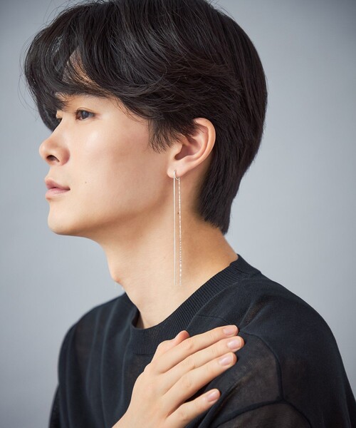 Jouete（ジュエッテ）の「[ダブルフェイス] イヤリング チェーン（イヤリング・レディース・シルバー・FREE）」の6枚目の写真