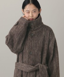 LAND MUSEUM（ランドミュージアム）の「【UNISEX】LAND MUSEUM／ステンカラーシャギーコート（ステンカラーコート）」