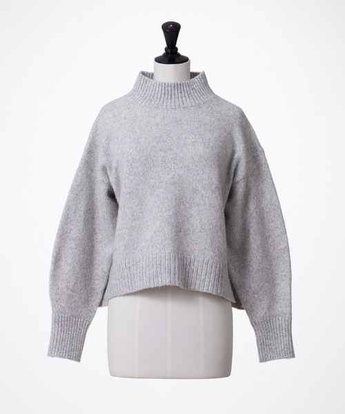 STRAWBERRY-FIELDS（ストロベリーフィールズ）の「パフィーバルキー_MIX調バルキーニット（ニット/セーター・レディース・コーラル/ライトグレー/イエロー×グリーン/ブルー・2）」の14枚目の写真