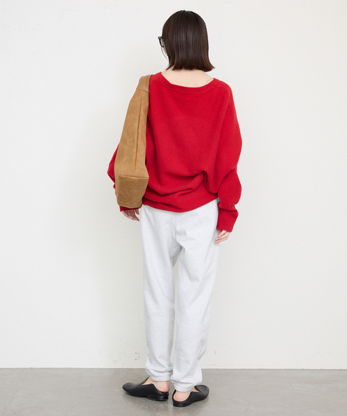 SLOBE IENA(スローブイエナ)の「《追加》GOAT/ゴート スウェットパンツ(スウェットパンツ・レディース・ホワイト/チャコールグレー・FREE)」の7枚目の写真