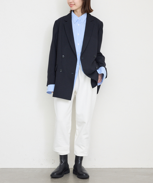 SLOBE IENA(スローブイエナ)の「《追加》GOAT/ゴート スウェットパンツ(スウェットパンツ・レディース・ホワイト/チャコールグレー・FREE)」の13枚目の写真