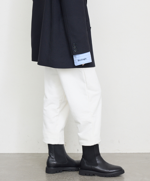 SLOBE IENA(スローブイエナ)の「《追加》GOAT/ゴート スウェットパンツ(スウェットパンツ・レディース・ホワイト/チャコールグレー・FREE)」の17枚目の写真
