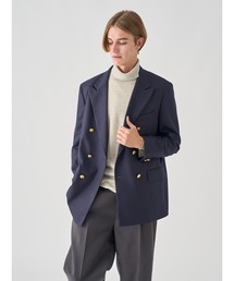 JOHN SMEDLEY（ジョンスメドレー）の「SUPER120's サキソニー ダブルブレストジャケット（テーラードジャケット）」