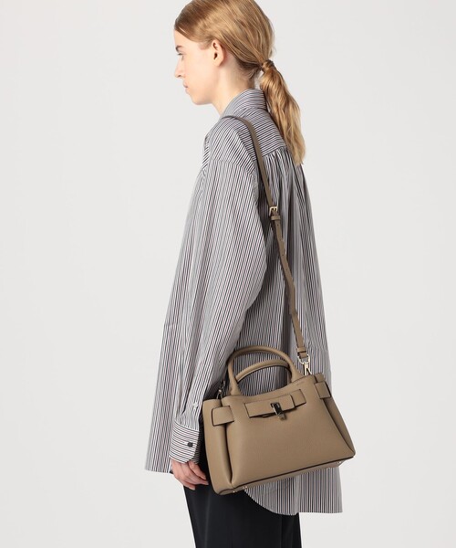 TOMORROWLAND （トゥモローランド）の「PUNTI. MIRROR ハンドバッグ（ハンドバッグ・レディース・ベージュ/ブラック・FREE）」の16枚目の写真