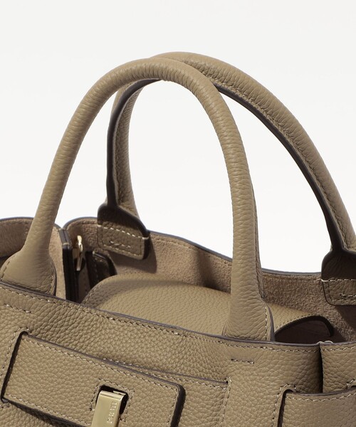 TOMORROWLAND （トゥモローランド）の「PUNTI. MIRROR ハンドバッグ（ハンドバッグ・レディース・ベージュ/ブラック・FREE）」の13枚目の写真