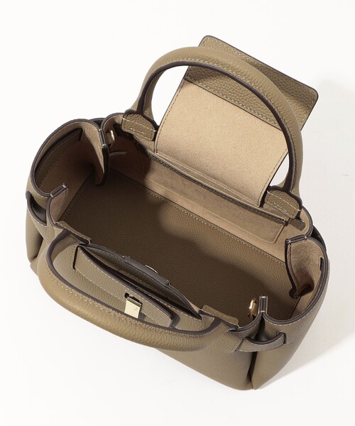 TOMORROWLAND （トゥモローランド）の「PUNTI. MIRROR ハンドバッグ（ハンドバッグ・レディース・ベージュ/ブラック・FREE）」の4枚目の写真