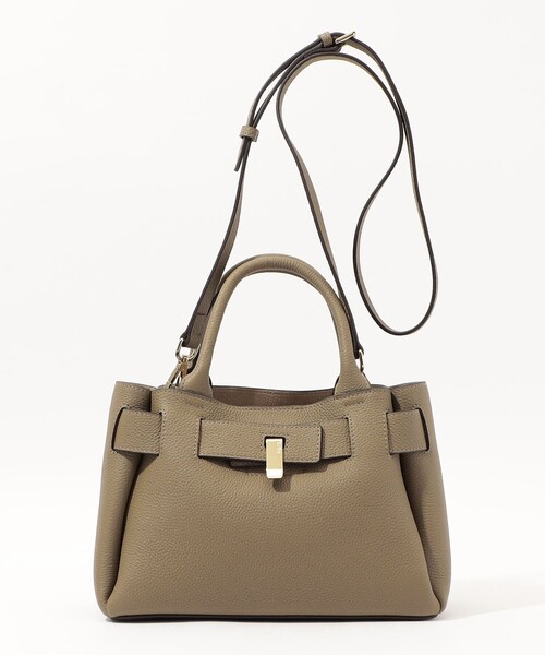 TOMORROWLAND （トゥモローランド）の「PUNTI. MIRROR ハンドバッグ（ハンドバッグ・レディース・ベージュ/ブラック・FREE）」の6枚目の写真