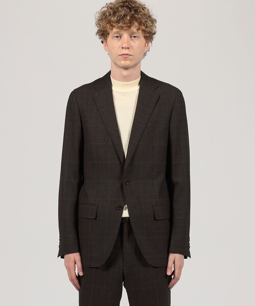 TOMORROWLAND （トゥモローランド）の「ウールナチュラルストレッチ シングルブレステッド 2Bジャケット DRAGO（テーラードジャケット・メンズ・ネイビー/ブラウン系その他/チャコールグレー・48/54/52/50/46/44/42）」の5枚目の写真