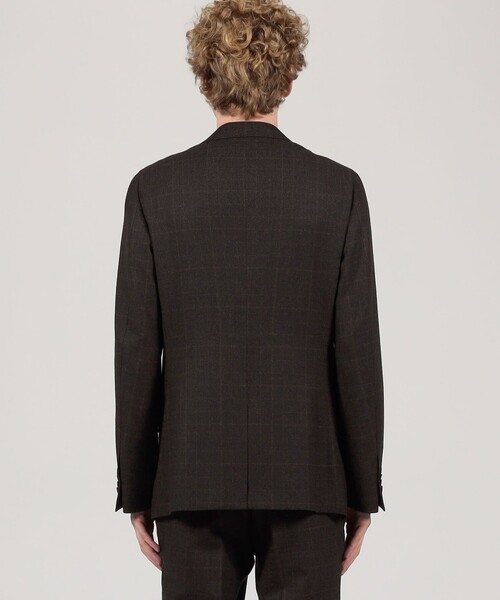 TOMORROWLAND （トゥモローランド）の「ウールナチュラルストレッチ シングルブレステッド 2Bジャケット DRAGO（テーラードジャケット・メンズ・ネイビー/ブラウン系その他/チャコールグレー・48/54/52/50/46/44/42）」の7枚目の写真