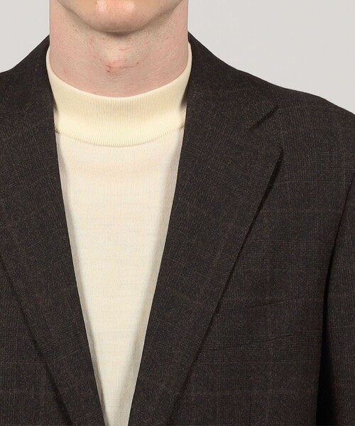 TOMORROWLAND （トゥモローランド）の「ウールナチュラルストレッチ シングルブレステッド 2Bジャケット DRAGO（テーラードジャケット・メンズ・ネイビー/ブラウン系その他/チャコールグレー・48/54/52/50/46/44/42）」の11枚目の写真