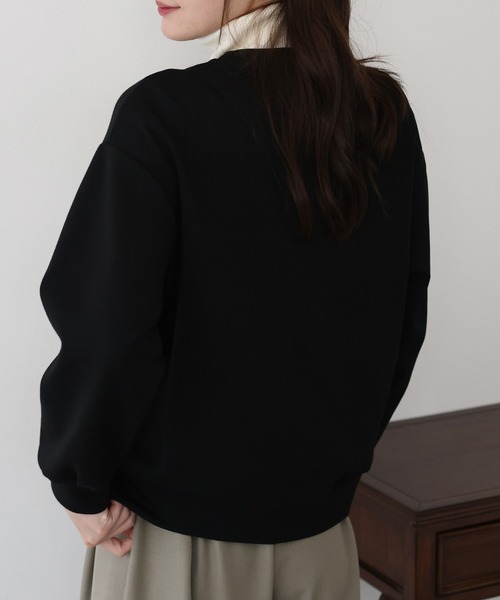 BLUEEAST（ブルーイースト）の「リボンスウェットトップス（スウェット・レディース・ボルドー/ブラック/グレー・MEDIUM）」の17枚目の写真