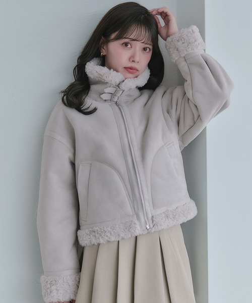 fupel（フぺル）の「2way fur mouton coat / 2way ファームートン