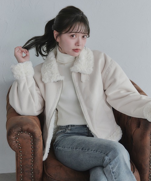 fupel（フぺル）の「2way fur mouton coat / 2way ファームートン