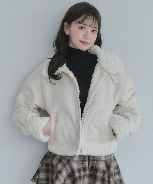 セール】2way fur mouton coat / 2way ファームートンコート（ムートン