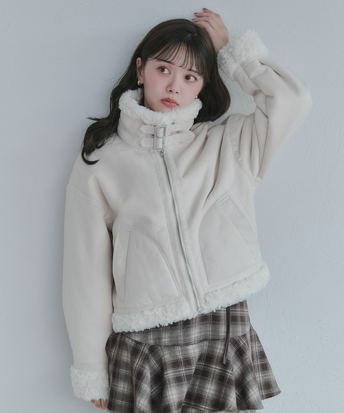 セール】2way fur mouton coat / 2way ファームートンコート（ムートン