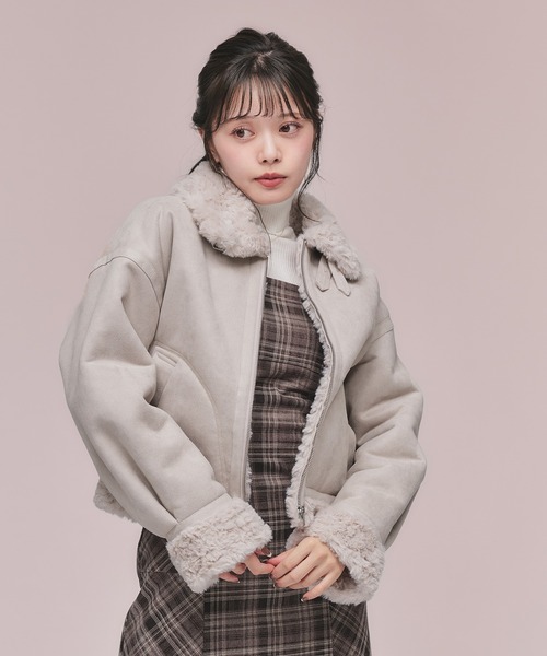 fupel（フぺル）の「2way fur mouton coat / 2way ファームートン