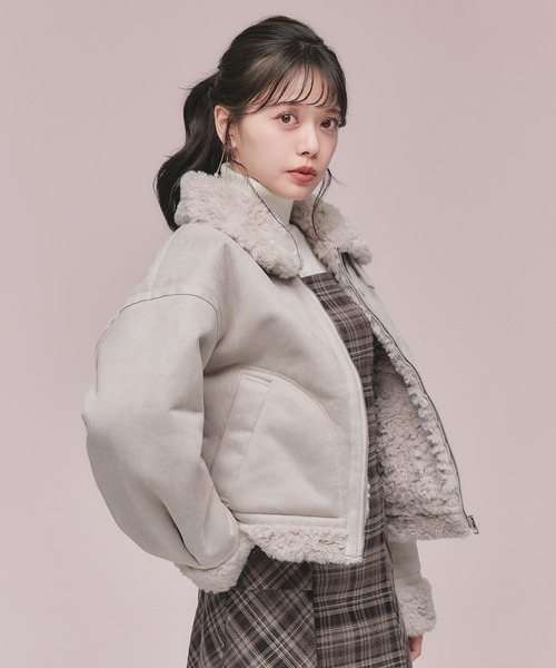 fupel（フぺル）の「2way fur mouton coat / 2way ファームートン