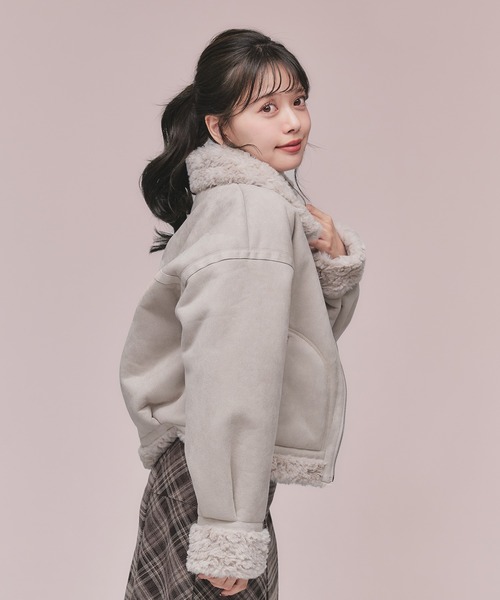 fupel（フぺル）の「2way fur mouton coat / 2way ファームートン