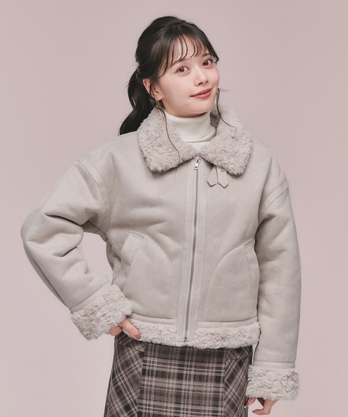 セール】2way fur mouton coat / 2way ファームートンコート（ムートン