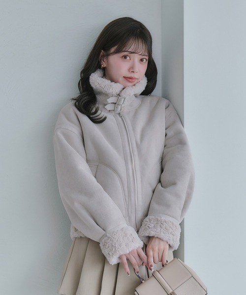 fupel（フぺル）の「2way fur mouton coat / 2way ファームートン