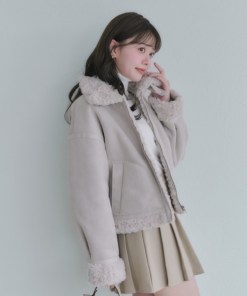 fupel（フぺル）の「2way fur mouton coat / 2way ファームートン