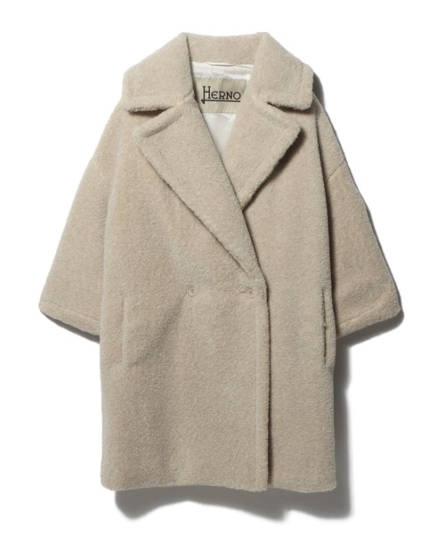 HERNO / MELANGE TEDDY ダブルコート（その他アウター）｜HERNO