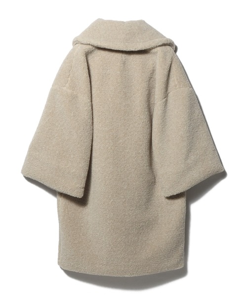 HERNO（ヘルノ）の「HERNO / MELANGE TEDDY ダブルコート（その他アウター・レディース・グレー/アイボリー・38）」の3枚目の写真