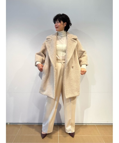 HERNO / MELANGE TEDDY ダブルコート（その他アウター）｜HERNO