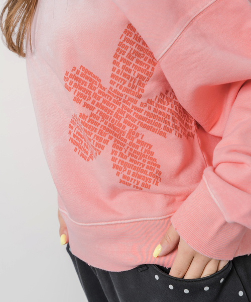 JOINT WORKS（ジョイントワークス）の「ウラケワンショル プルオーバー（スウェット・レディース・ピンク/ネイビー/イエロー・FREE）」の17枚目の写真