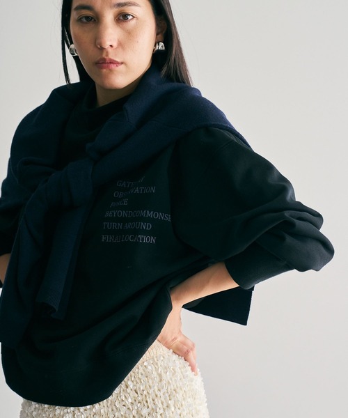 Chaos(カオス)の「Chaos(カオス)/ ◆WHY NOT NOW◆パークスウェット(スウェット・レディース・ホワイト/ブラック・FREE)」の1枚目の写真