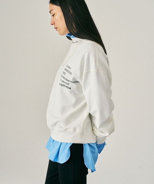 Chaos(カオス)の「Chaos(カオス)/ ◆WHY NOT NOW◆パークスウェット(スウェット・レディース・ホワイト/ブラック・FREE)」の4枚目の写真