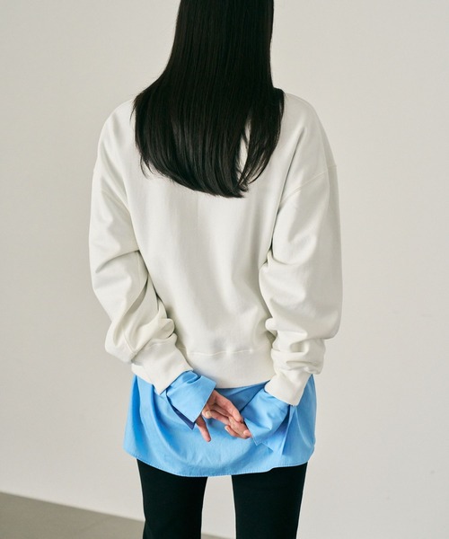 Chaos(カオス)の「Chaos(カオス)/ ◆WHY NOT NOW◆パークスウェット(スウェット・レディース・ホワイト/ブラック・FREE)」の5枚目の写真