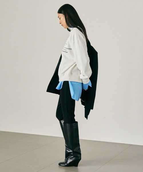 Chaos(カオス)の「Chaos(カオス)/ ◆WHY NOT NOW◆パークスウェット(スウェット・レディース・ホワイト/ブラック・FREE)」の8枚目の写真