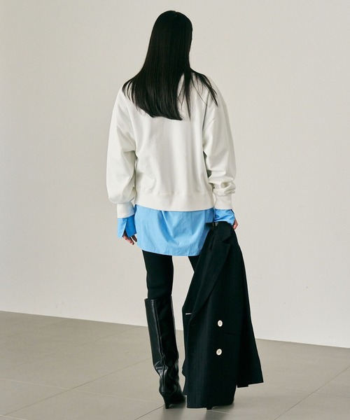 Chaos(カオス)の「Chaos(カオス)/ ◆WHY NOT NOW◆パークスウェット(スウェット・レディース・ホワイト/ブラック・FREE)」の9枚目の写真