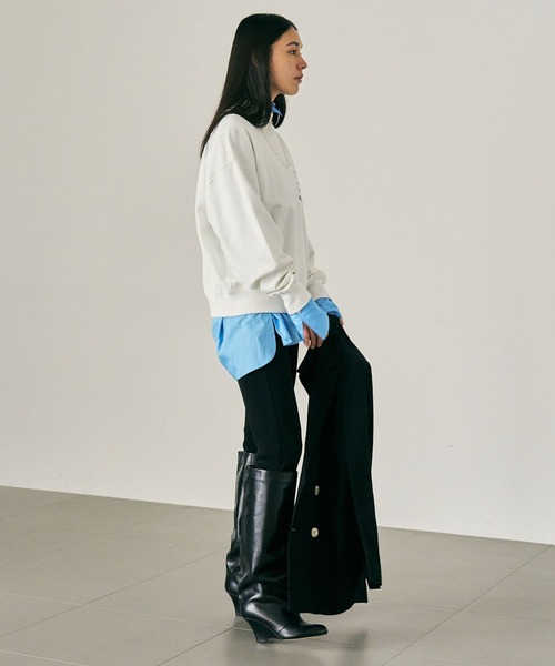 Chaos(カオス)の「Chaos(カオス)/ ◆WHY NOT NOW◆パークスウェット(スウェット・レディース・ホワイト/ブラック・FREE)」の10枚目の写真