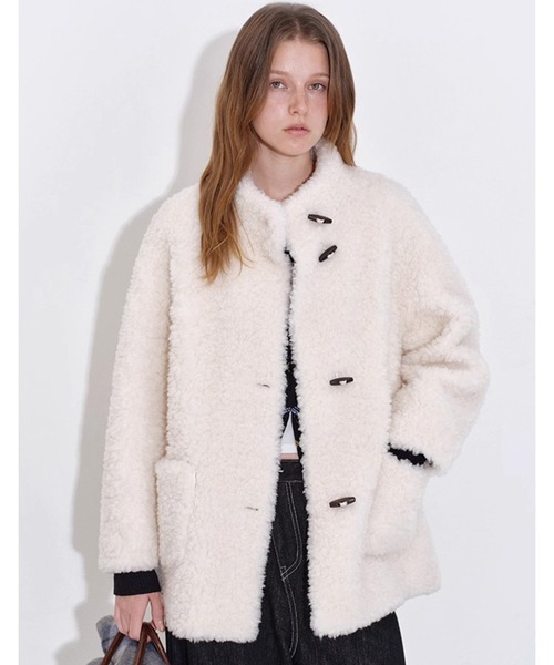 セール】スタンドカラー ボアコート FD25W048【Fano Studios】【2025AW