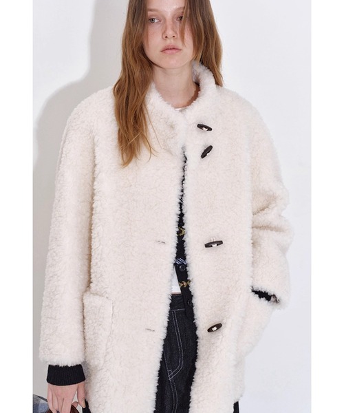 セール】スタンドカラー ボアコート FD25W048【Fano Studios】【2025AW