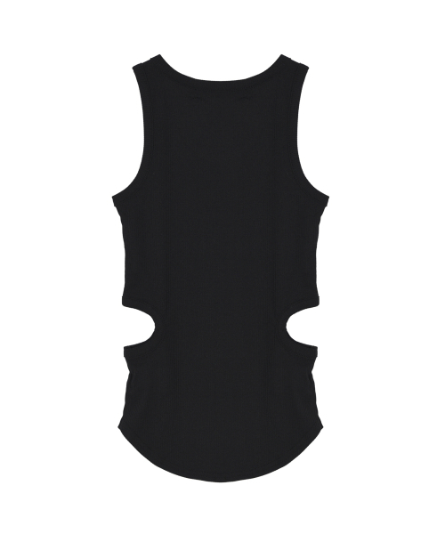 NICK&NICOLE(ニックアンドニコール)の「OPENING SLEEVELESS TOP_BLACK(Tシャツ/カットソー・レディース・ブラック・FREE)」の5枚目の写真