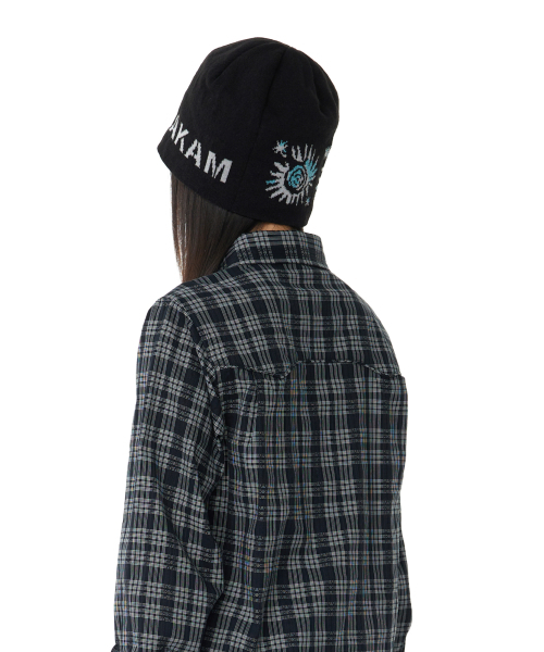 AAKAM(アーカム)の「Small Sun Jacquard Beanie (Black)(ニットキャップ/ビーニー・レディース・その他・FREE)」の4枚目の写真