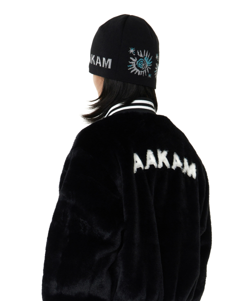 AAKAM(アーカム)の「Small Sun Jacquard Beanie (Black)(ニットキャップ/ビーニー・レディース・その他・FREE)」の7枚目の写真