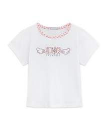 HUG YOUR SKIN（ハグユアスキン）の「ハグフレンズTシャツ（ホワイト）（Tシャツ/カットソー）」