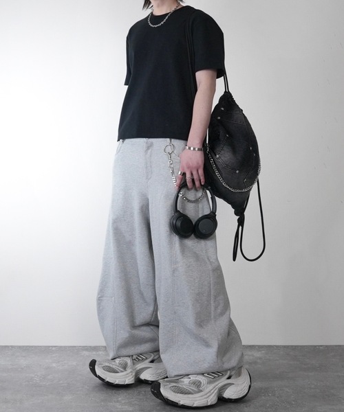 ADRER（アドラー）の「Chain Denim Knapsack / チェーンデニムナップサック（バックパック/リュック・メンズ・ブラック・FREE）」の14枚目の写真