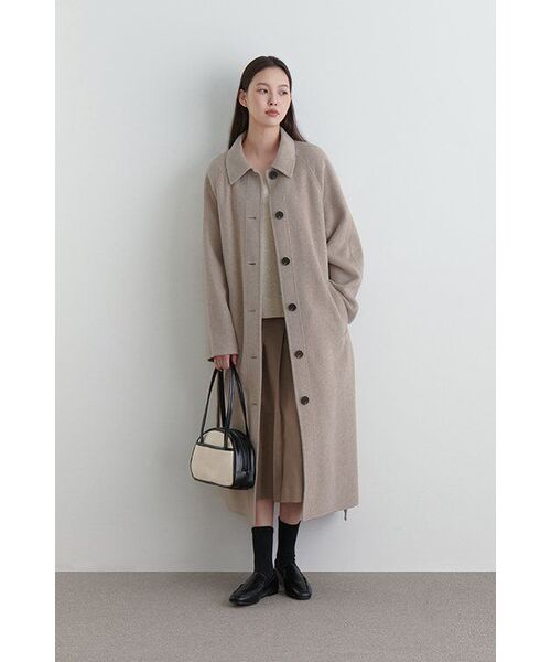 MUSINSA STANDARD WOMAN(ムシンサスタンダードウーマン)の「レディースプリーツミディスカート【ライトブラウン】(スカート・レディース・その他・SMALL/MEDIUM/LARGE/X-SMALL)」の8枚目の写真