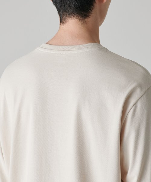 MUSINSA STANDARD（ムシンサスタンダード）の「[クールタンダード] クルーネック長袖Tシャツ [エクリュ]（Tシャツ/カットソー・メンズ・その他・XX-LARGE/MEDIUM/LARGE/X-LARGE/XXX-LARGE）」の4枚目の写真