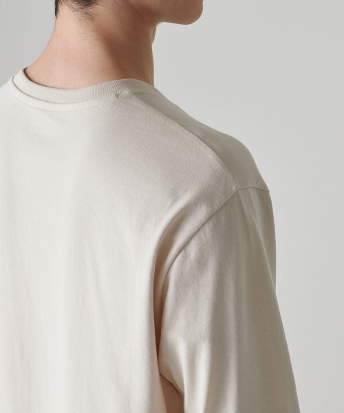 MUSINSA STANDARD（ムシンサスタンダード）の「[クールタンダード] クルーネック長袖Tシャツ [エクリュ]（Tシャツ/カットソー・メンズ・その他・XX-LARGE/MEDIUM/LARGE/X-LARGE/XXX-LARGE）」の5枚目の写真
