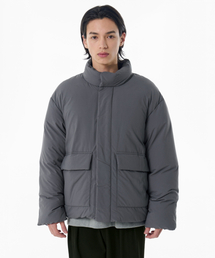 MUSINSA STANDARD（ムシンサスタンダード）の「PATCH POCKET DOWN SHORT PUFFER JACKET [WARM GRAY]（ダウンジャケット/コート）」