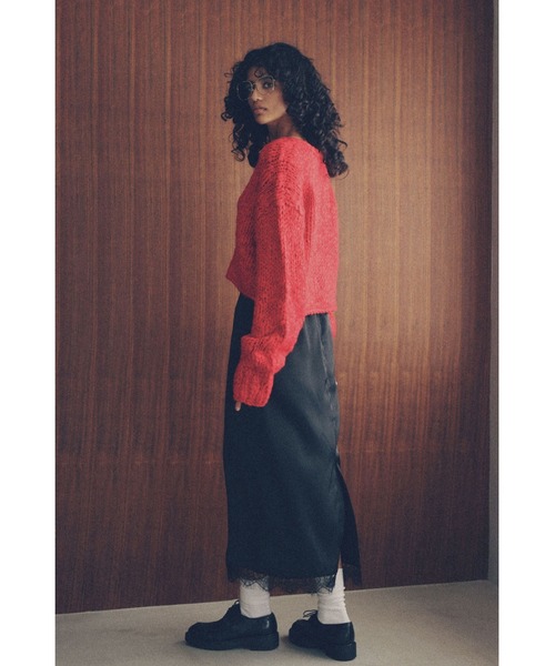 YOOU（ユー）の「Big slab short cardigan（ビックスクラブ